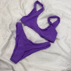 NWT S purple bikini